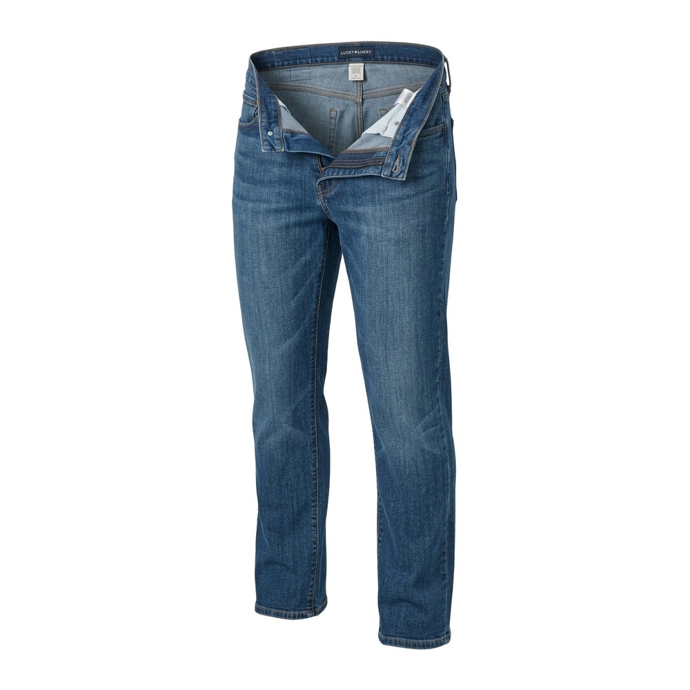 Lucky Brand Men's Classic Straight Leg Stretch Denim Blue Jean 32X30